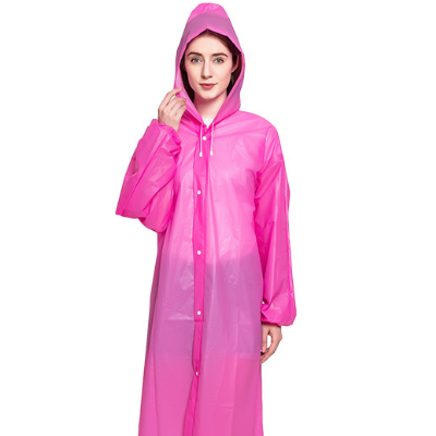 Eco-friendly EVA fashion adult raincoat | raincoat manufacturers