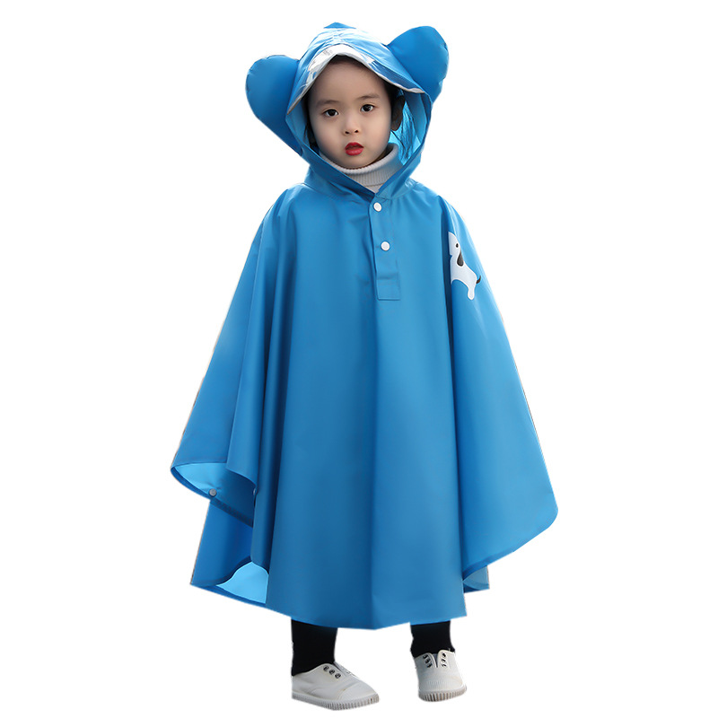 Girl boy elementary school student poncho | raincoat manufacturers